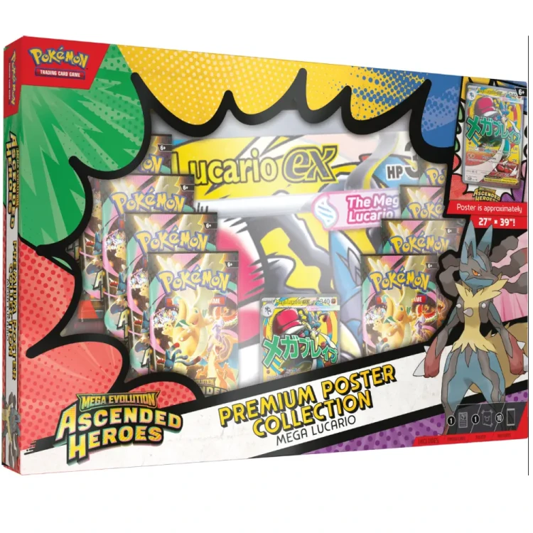 Pokémon TCG-Mega-Evolution-Ascended-Heroes-Premium-Poster-Collection-Mega-Lucario.webp