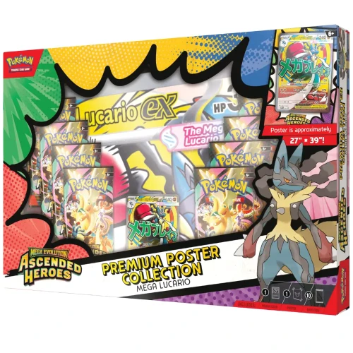 Pokémon TCG-Mega-Evolution-Ascended-Heroes-Premium-Poster-Collection-Mega-Lucario-2.webp
