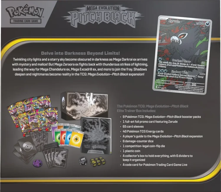 Pokémon TCG Mega Evolution - Pitch Black - Elite Trainer Box (5).webp